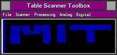 [RACS 4.x analog scanner image,
processed to 1-bit for image recognition]