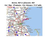 Boston-to-Gloucester mapquest