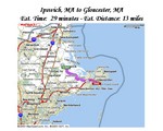 Ipswich-to-Gloucester mapquest